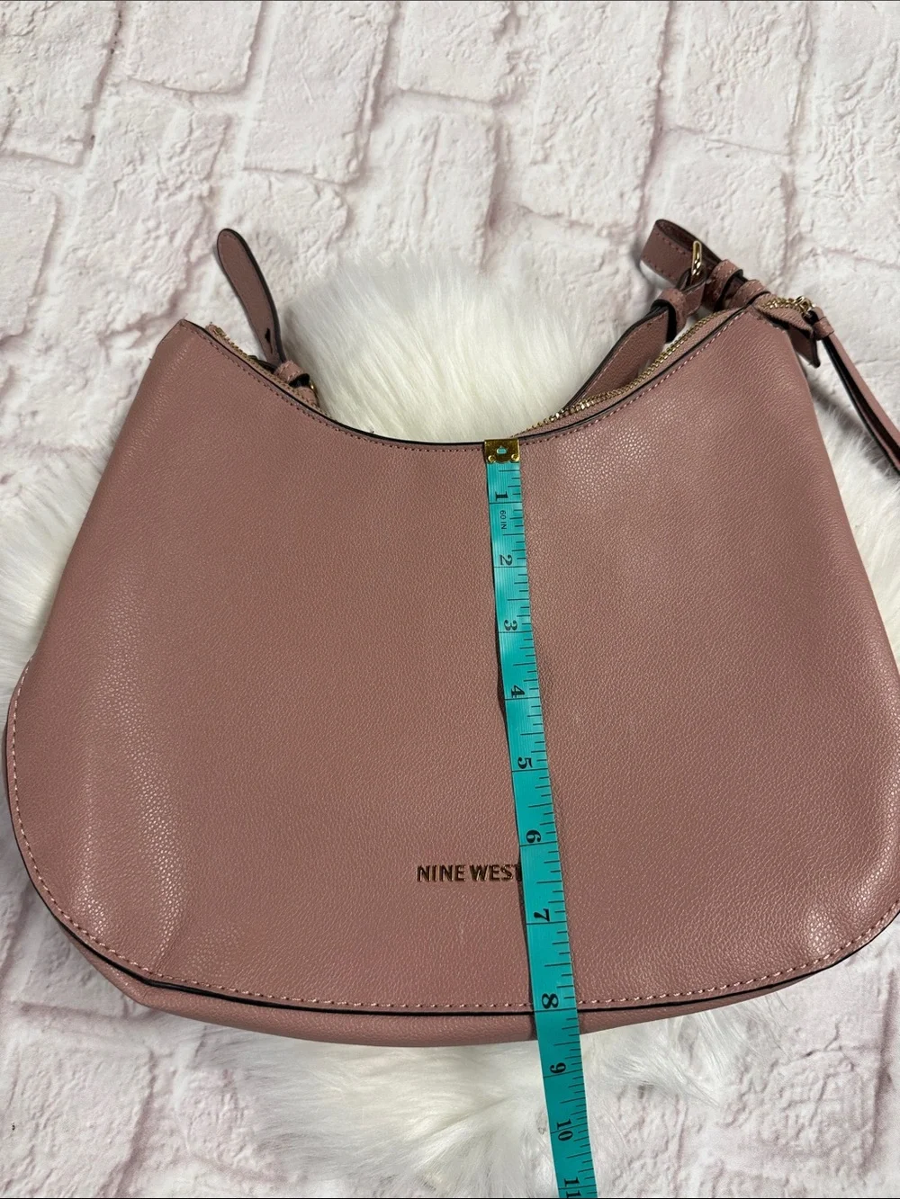 Nine West Dusty Rose Shoulder Hobo Bag